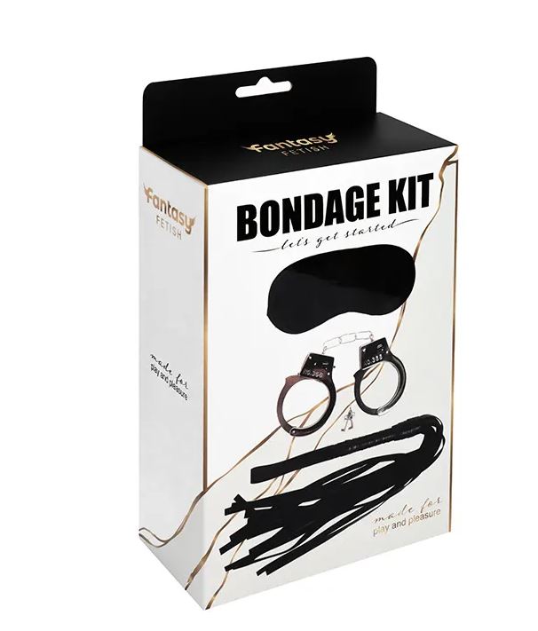 Fantasy Fetish - Set BDSM de 3 Piezas - Negro