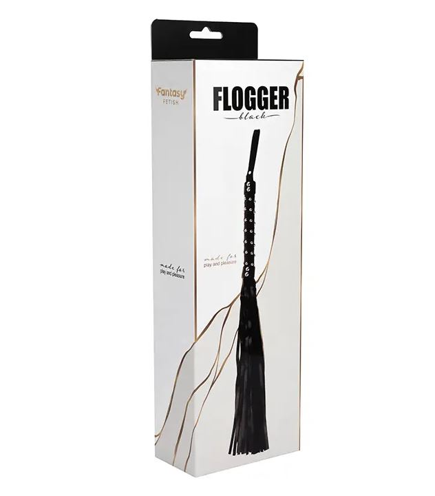 Fantasy Fetish - Látigo Tachonado - 65 cm