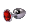 Fantasy Toys - Plug de aluminio con joya roja - S