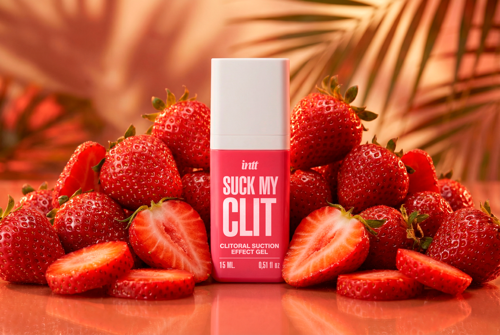 Intt - Gel Clitorial Kissable Efecto Succión - Fresa