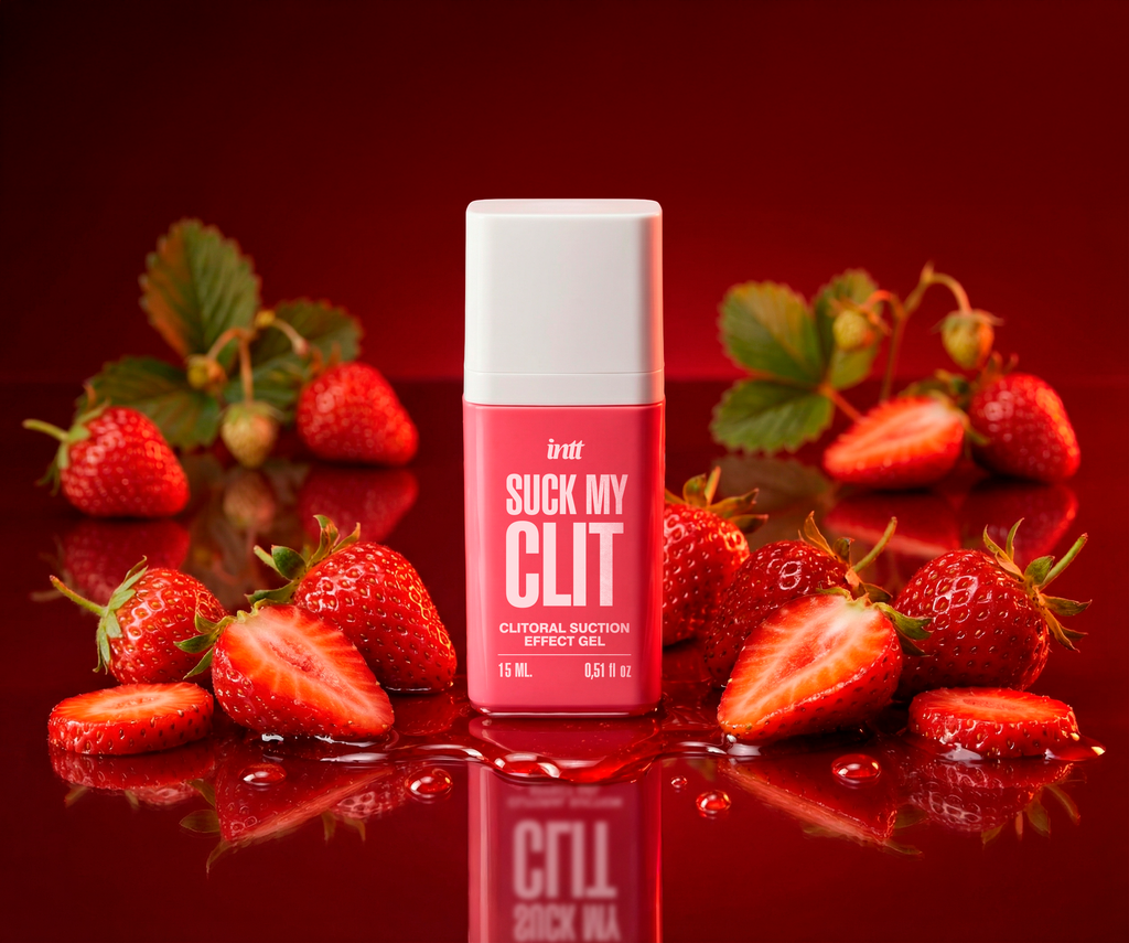 Intt - Gel Clitorial Kissable Efecto Succión - Fresa