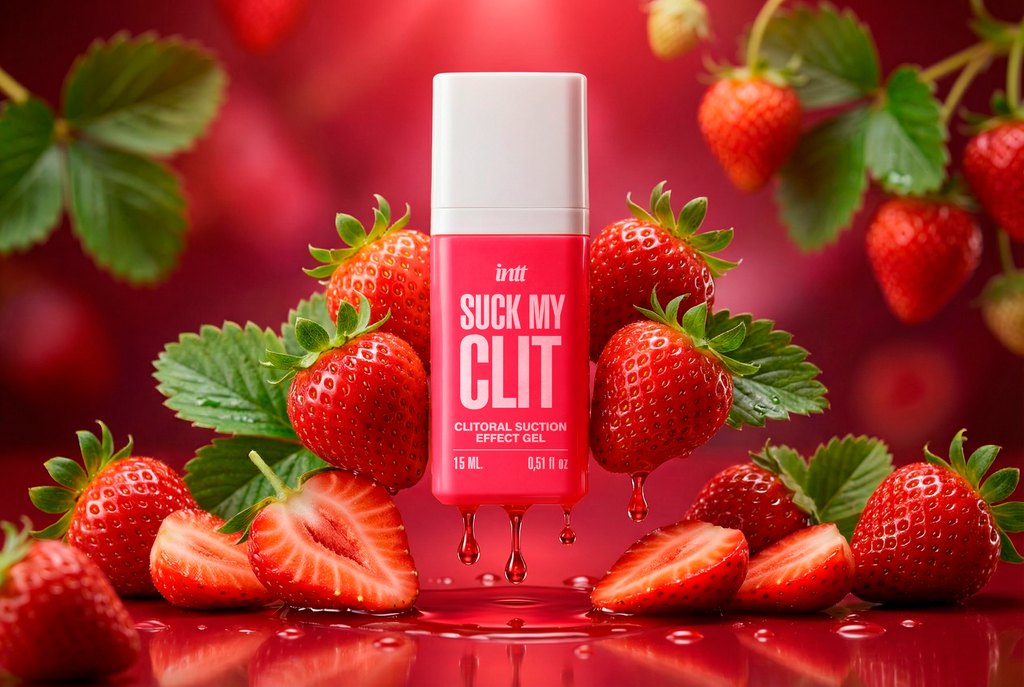 Intt - Gel Clitorial Kissable Efecto Succión - Fresa