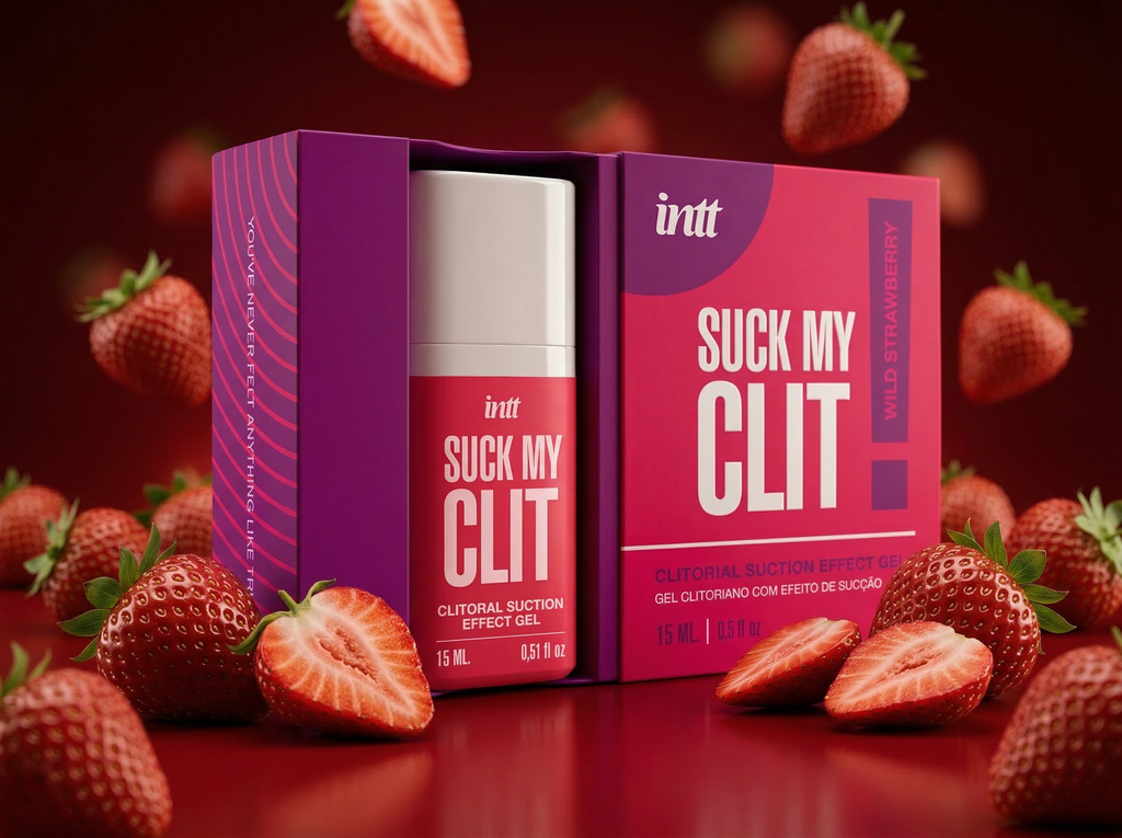 Intt - Gel Clitorial Kissable Efecto Succión - Fresa
