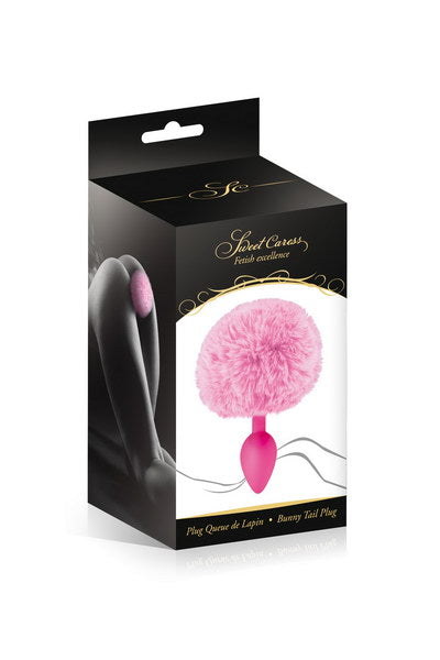Sweet Caress - Plug con pompón - Rosa