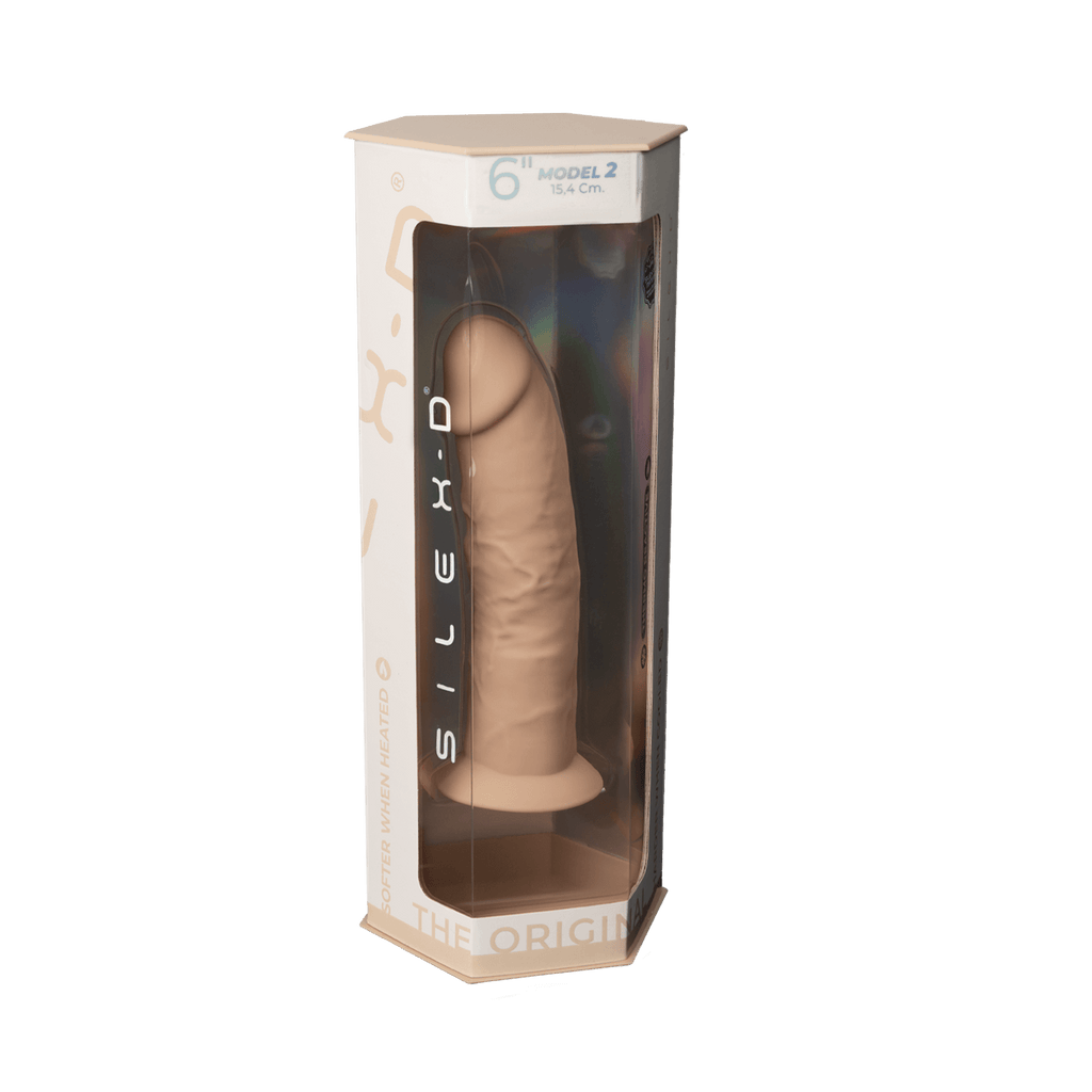 Silexd - Dildo Premium de Silicona Mod.2 6'' - Color Carne