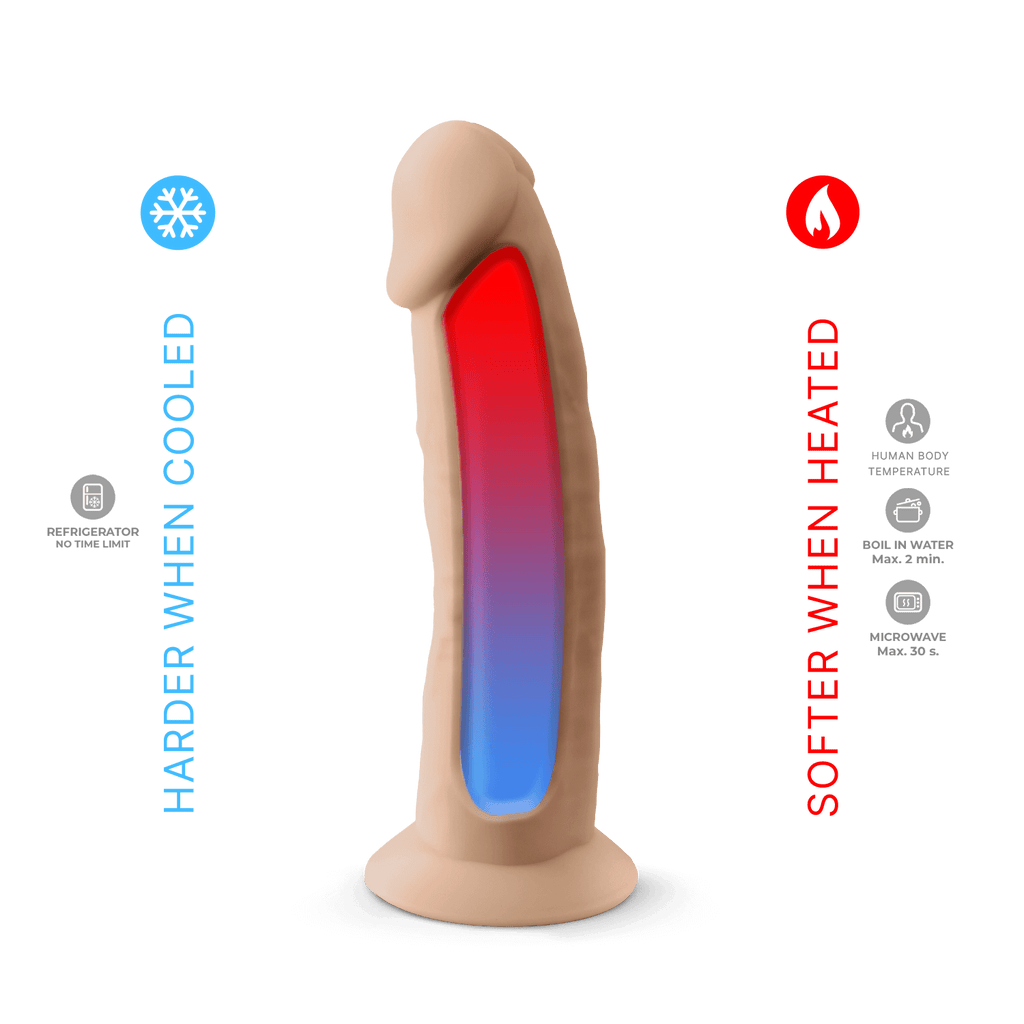 Silexd - Dildo Premium de Silicona Mod.2 7.5'' - Color Carne