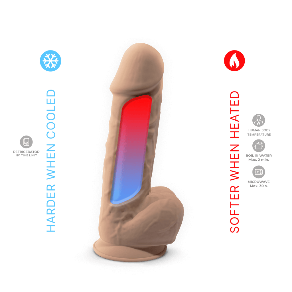 Silexd - Dildo Premium Silicona Mod.1 8,5'' - Color Carne