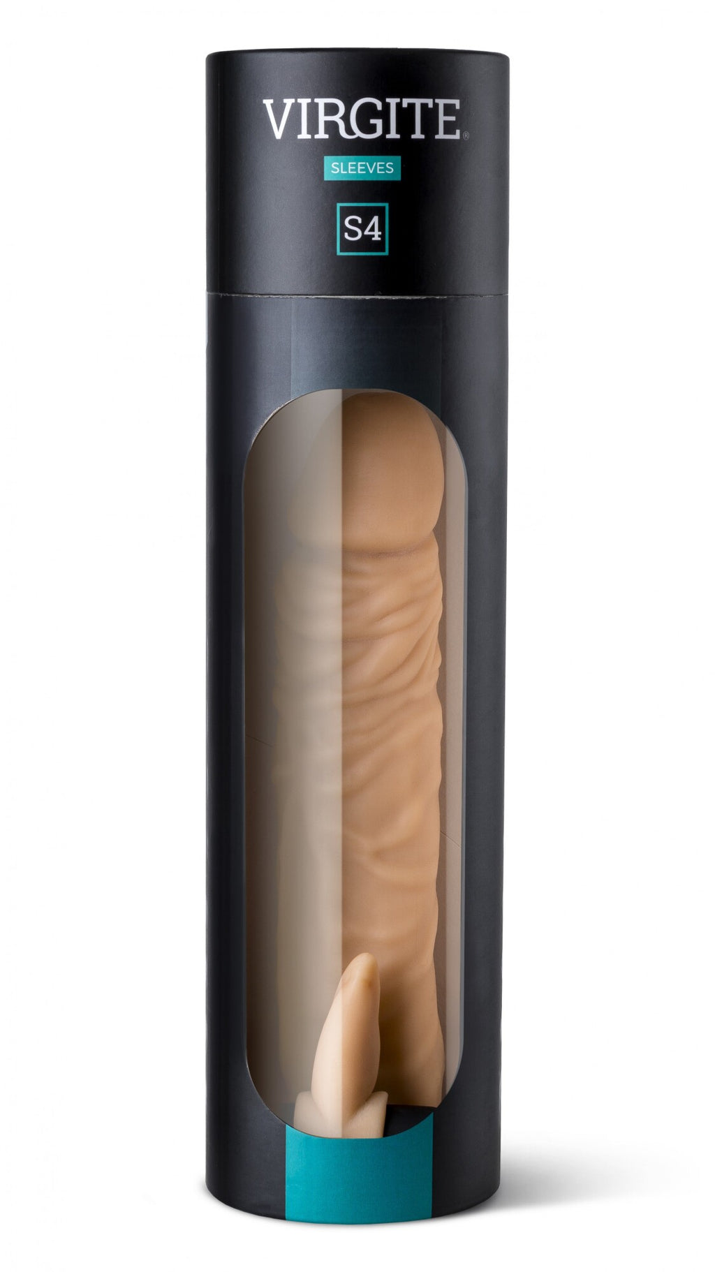FUNDA PARA PENE REALISTA S4 COLOR CARNE 20 CM CON VIBRACIÓN