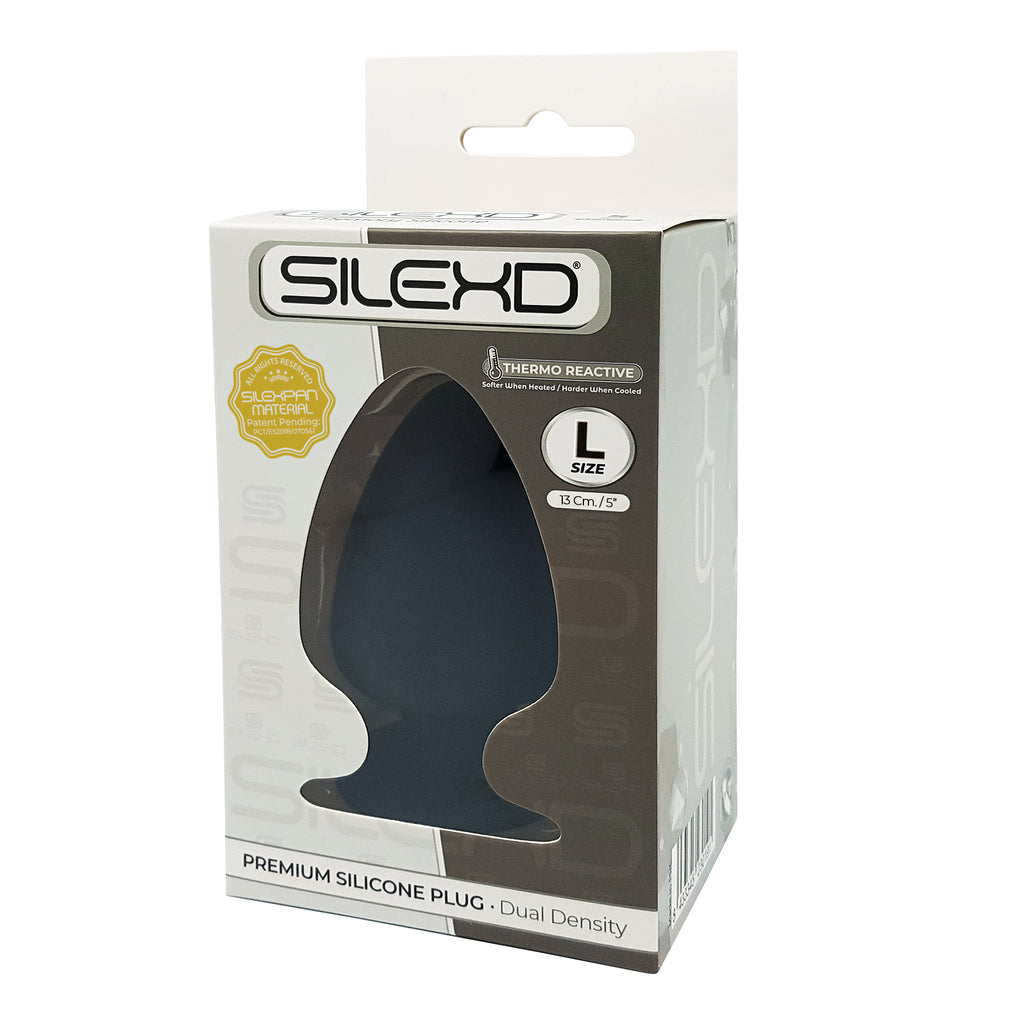 Silexd - Plug de silicona de alta calidad Talla L - Negro
