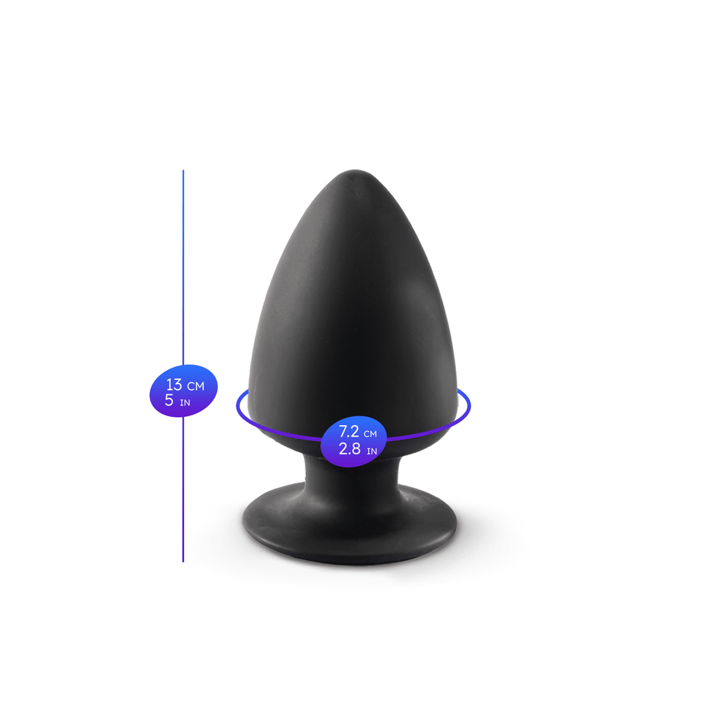 Silexd - Plug de silicona de alta calidad Talla L - Negro