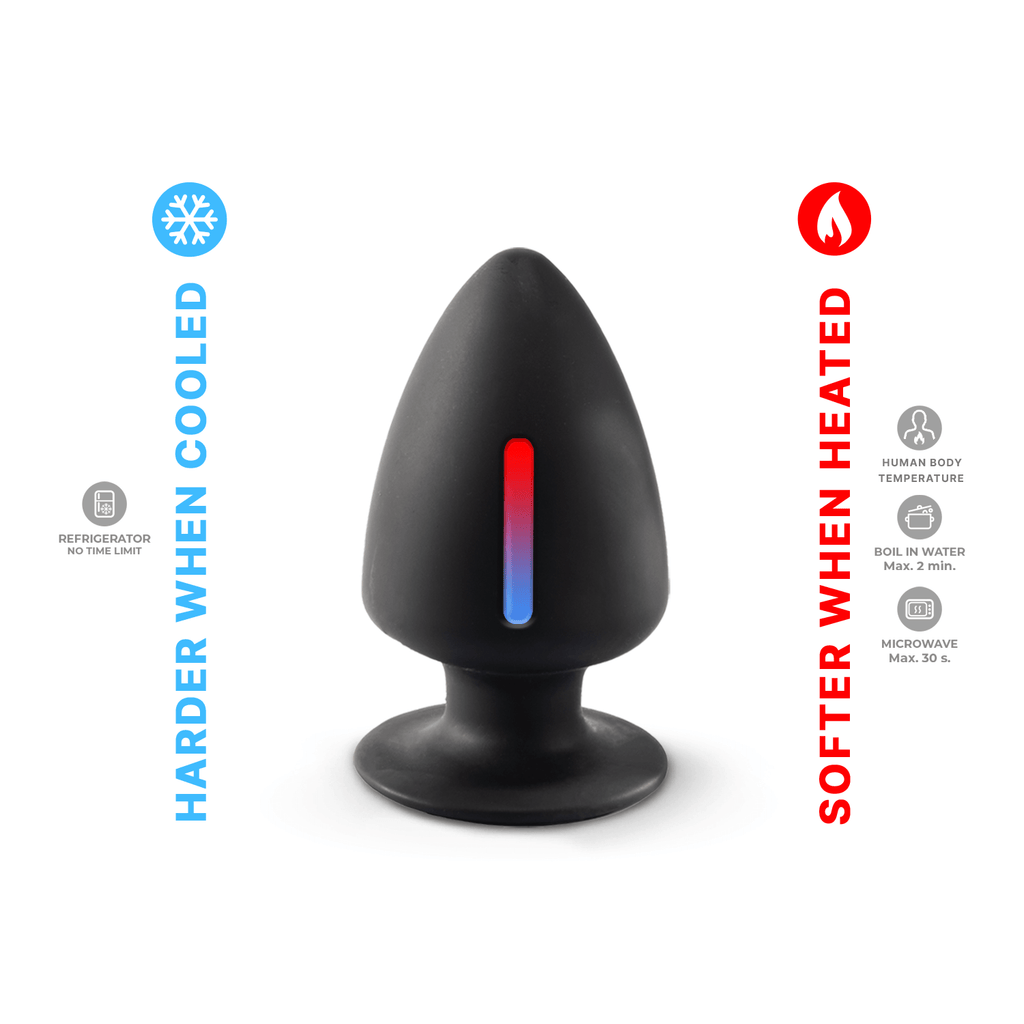 Silexd - Plug de silicona de alta calidad Talla L - Negro