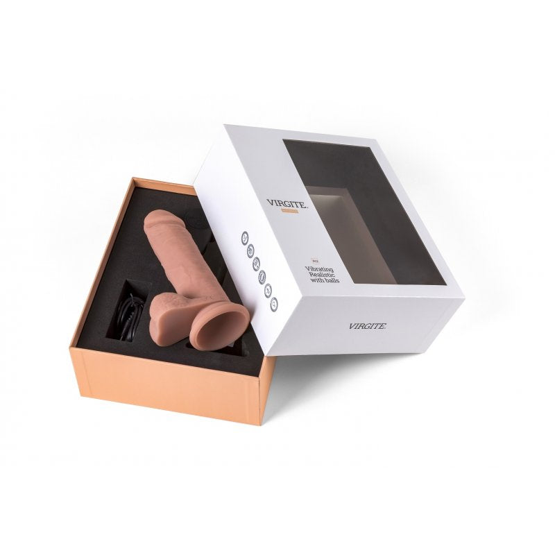 VIBRADOR REALISTA R12" CARNE 14,4 CM CON MANDO A DISTANCIA"