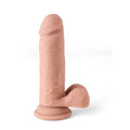 VIBRADOR REALISTA R12" CARNE 14,4 CM CON MANDO A DISTANCIA"