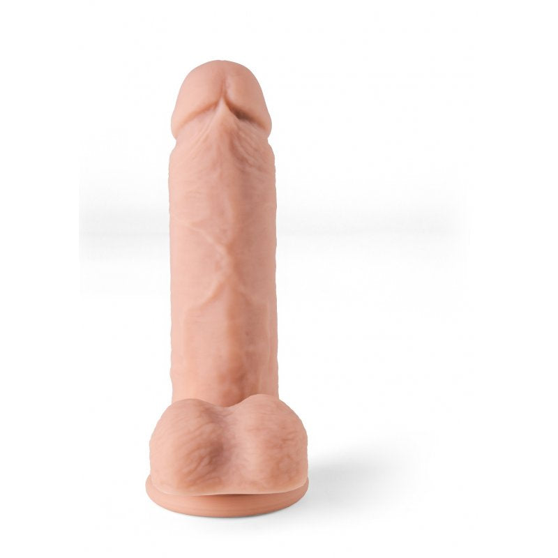 VIBRADOR REALISTA R12" CARNE 14,4 CM CON MANDO A DISTANCIA"