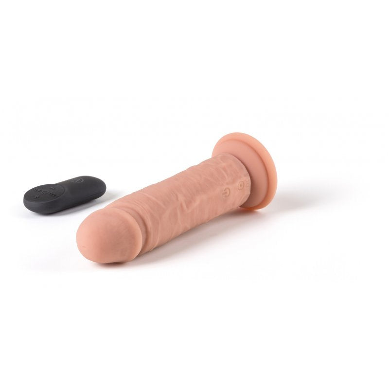 VIBRADOR REALISTA R11" CARNE 14,4 CM CON MANDO A DISTANCIA"