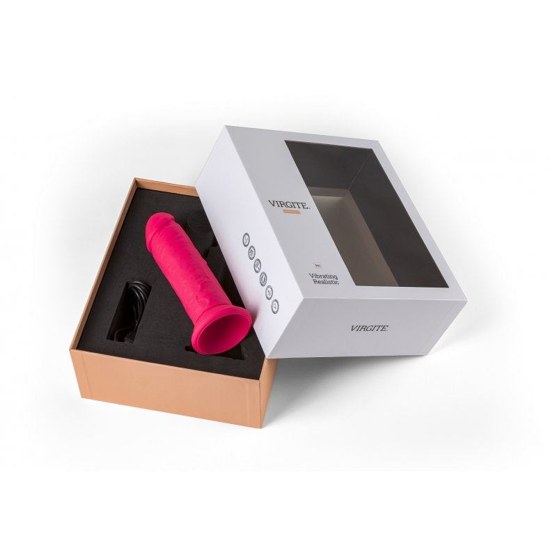 VIBRADOR REALISTA R11" ROSA 14,4 CM CON CONTROL REMOTO"
