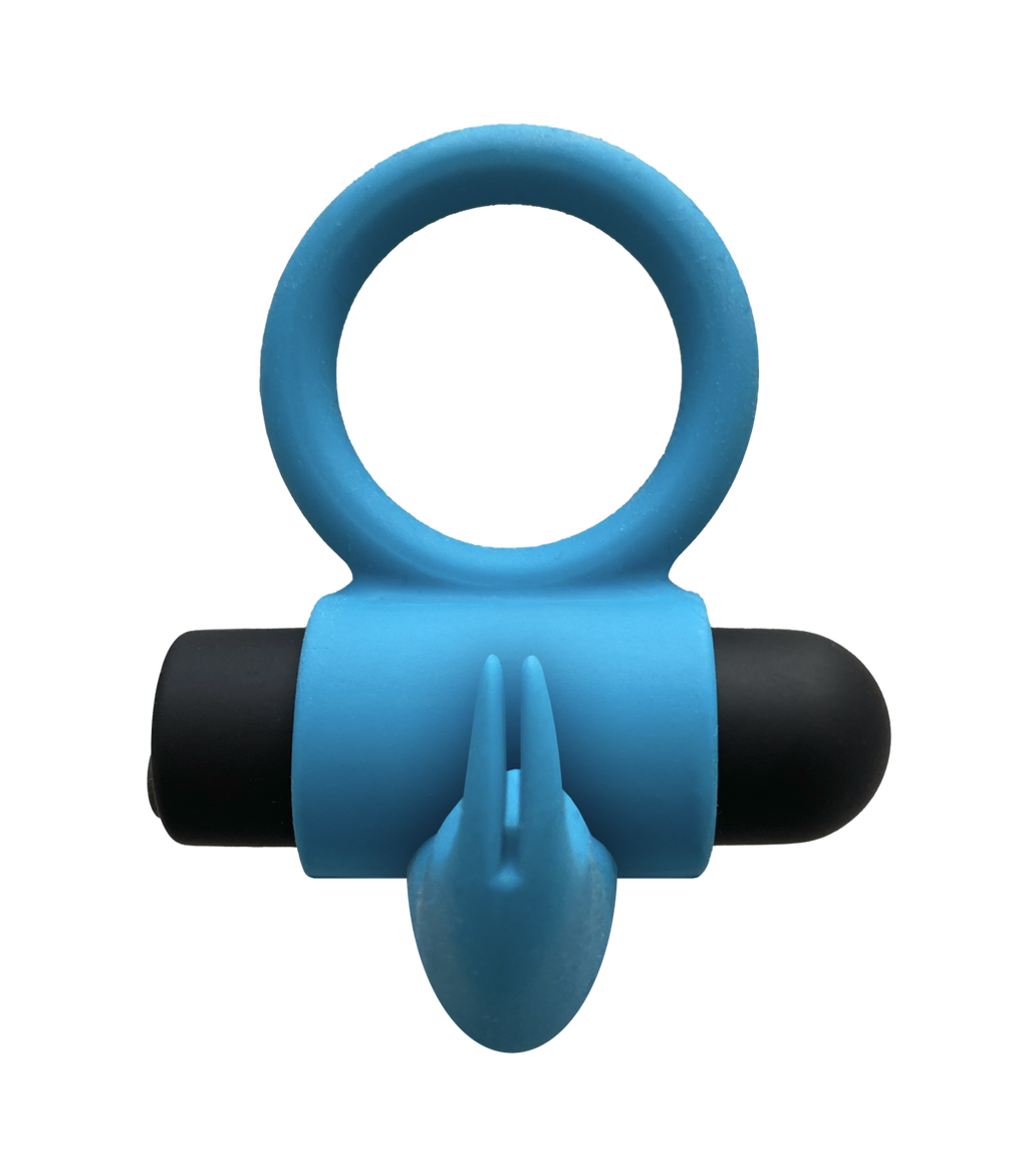 E9 ANILLO VIBRADOR RECARGABLE AZUL