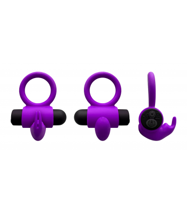 E9 ANILLO VIBRADOR RECARGABLE MORADO