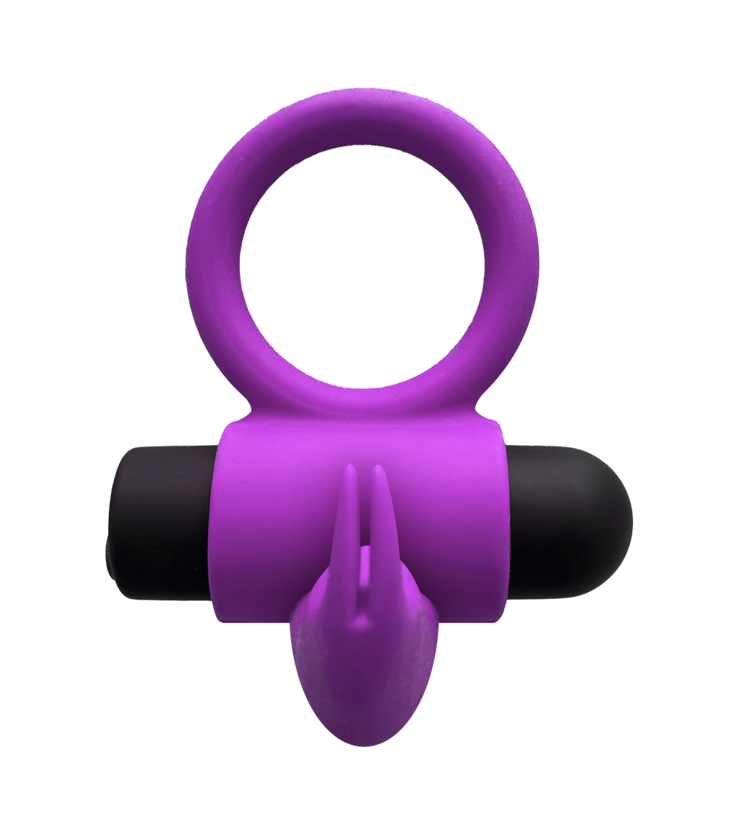 E9 ANILLO VIBRADOR RECARGABLE MORADO