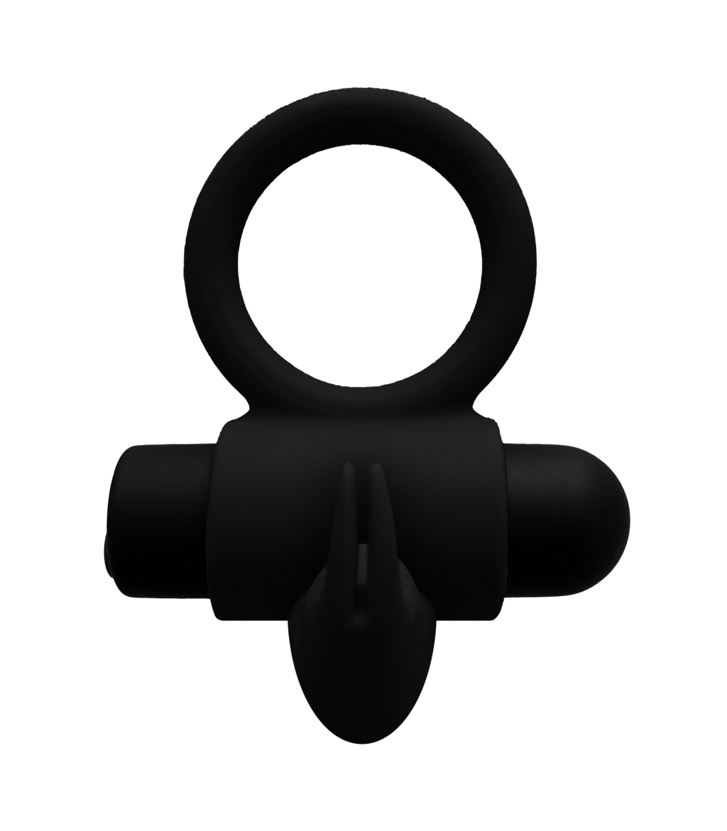 E9 ANILLO VIBRADOR RECARGABLE NEGRO