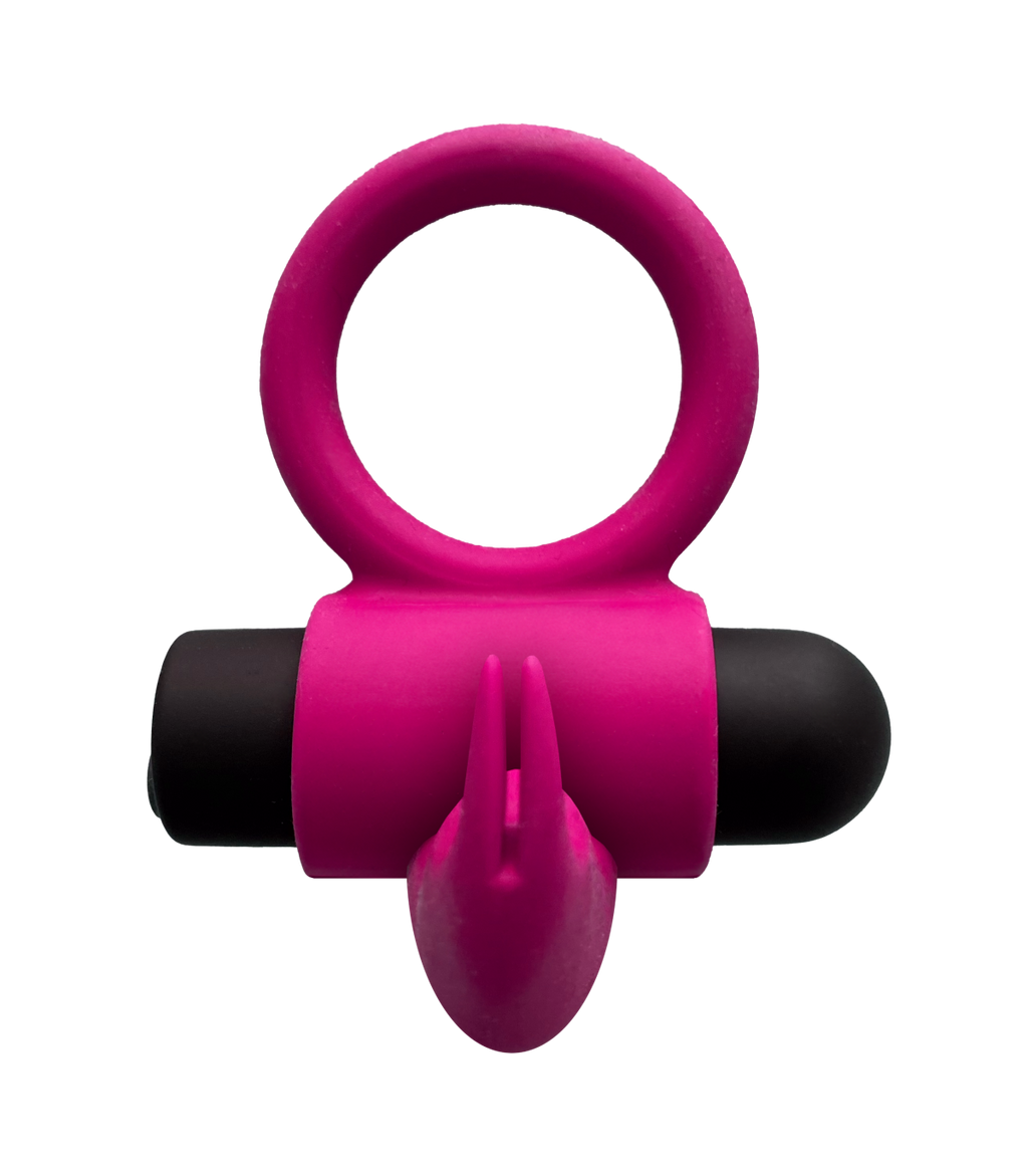 E9 ANILLO VIBRADOR RECARGABLE ROSA