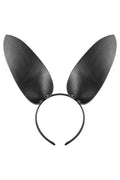 Fetish Tentation - Orejas de conejo de piel sintética - Negro