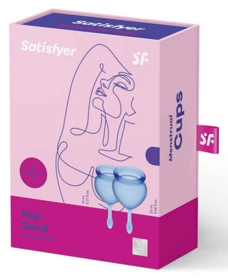 Satisfyer - Feel Good Copa Menstrual - Azul