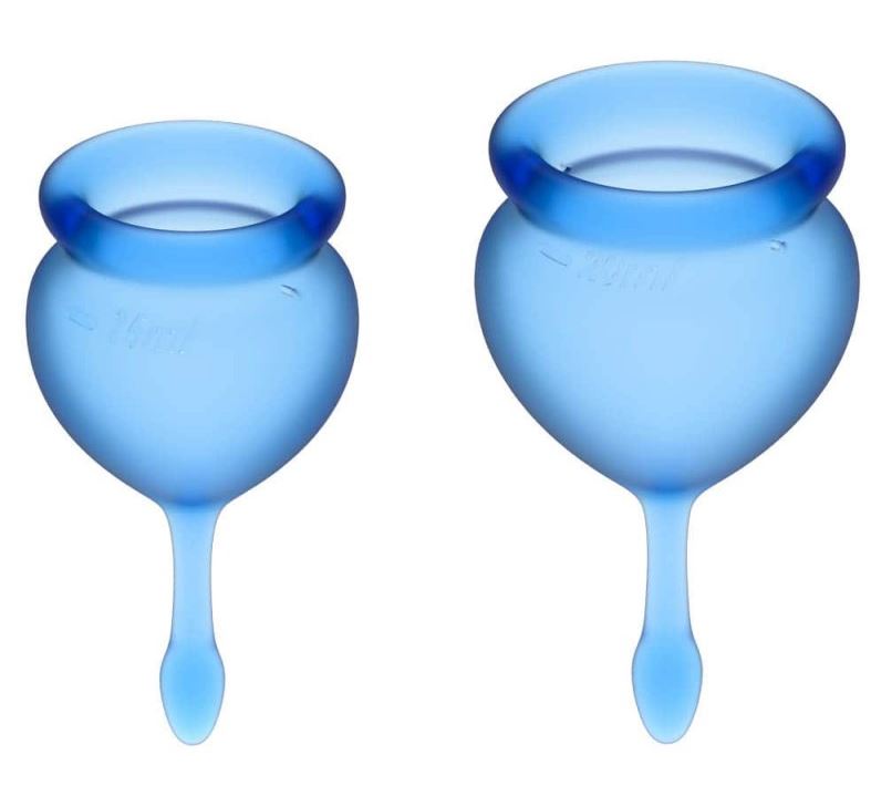 Satisfyer - Feel Good Copa Menstrual - Azul