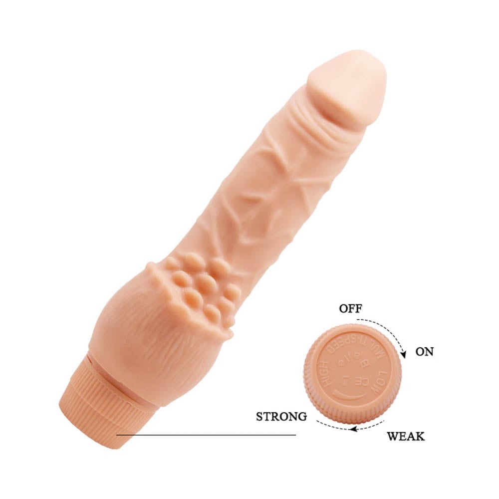 Barbara Clark Vibrador realista multivelocidad 7,6"