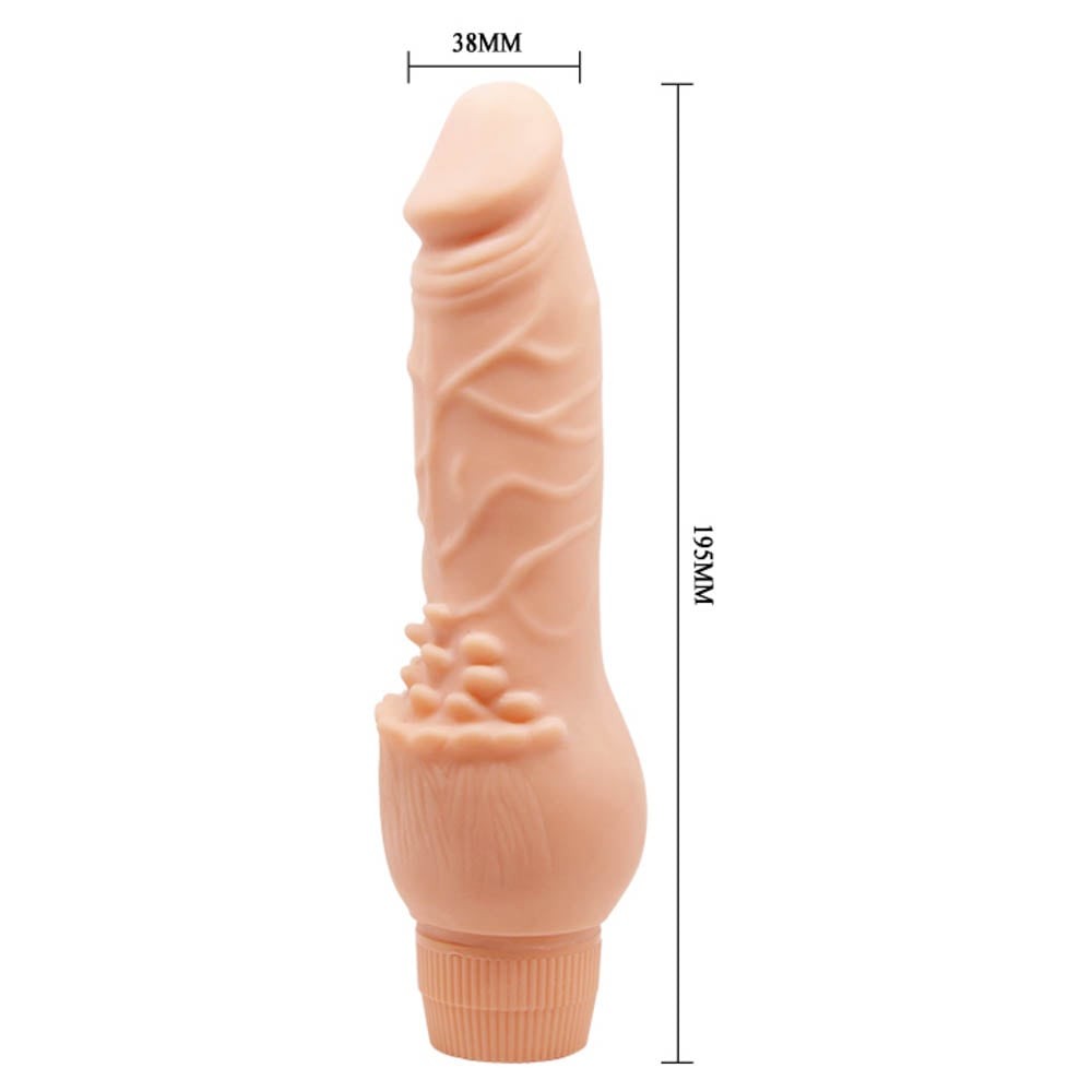 Barbara Clark Vibrador realista multivelocidad 7,6"