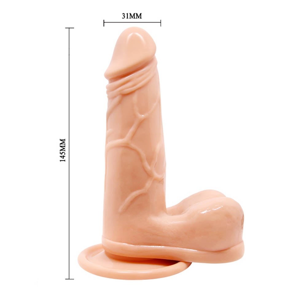 Dildo vibrador multivelocidad Barbara Genie 6.1"