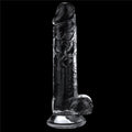 Dildo transparente impecable de 7,5''