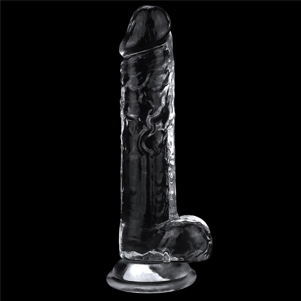Dildo transparente impecable de 7,5''