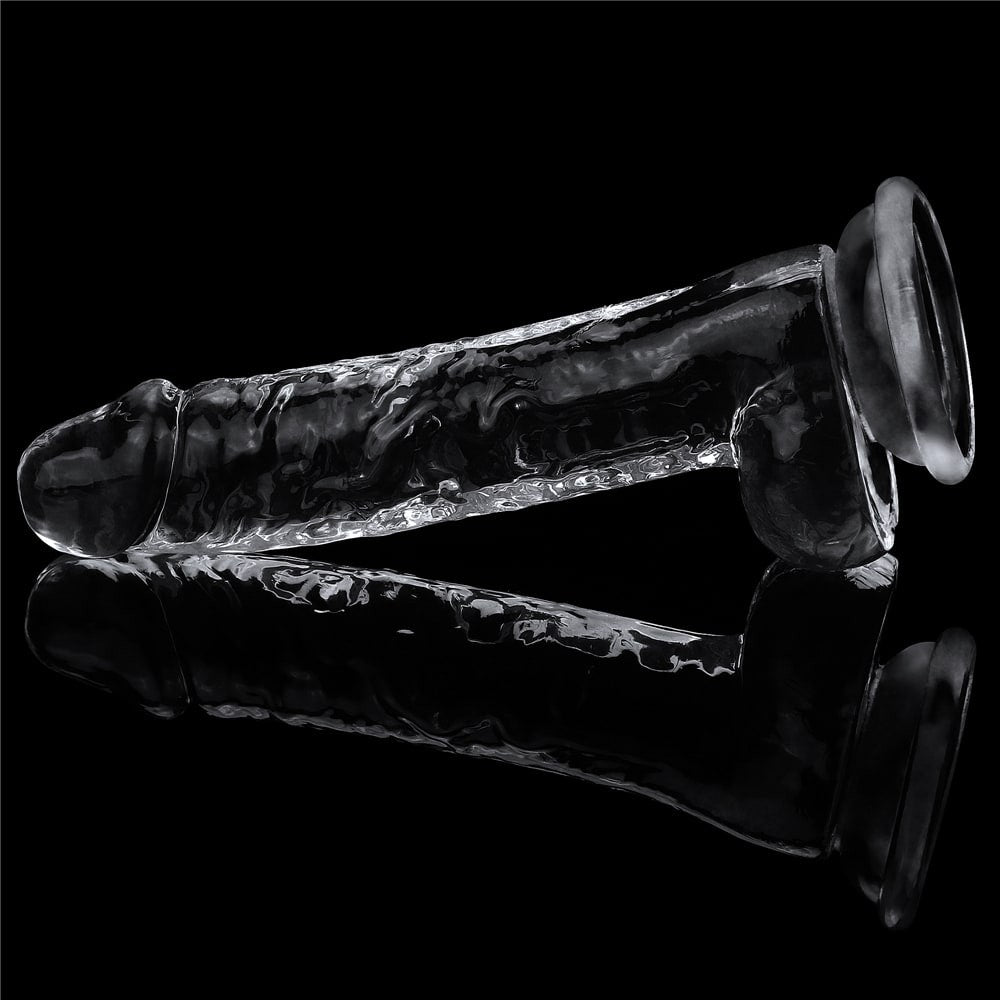 Dildo transparente impecable de 7,5''