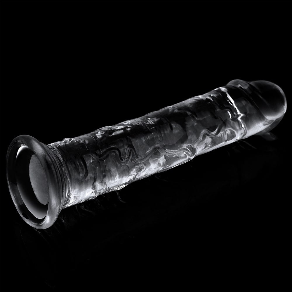 Dildo transparente impecable de 7,0''