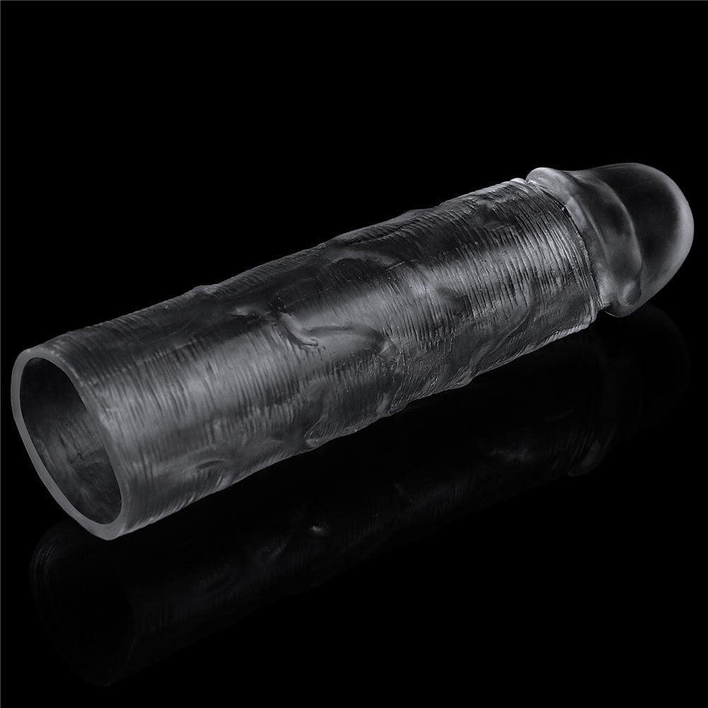 Funda para pene transparente impecable Agregue 2,54 cm