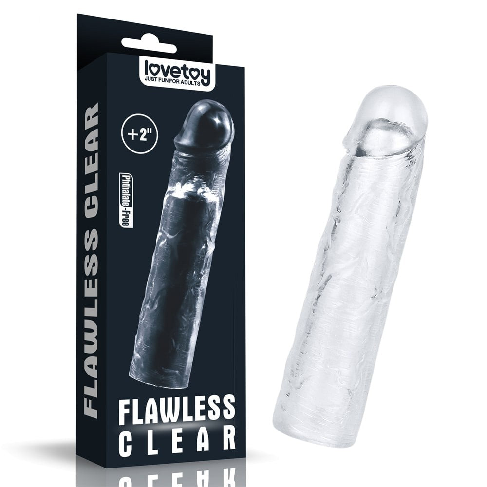 Funda para pene transparente impecable Añadir 2''