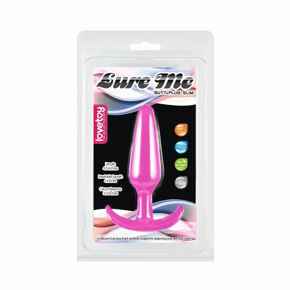 LURE ME Clásico Anal Plug S Rosa