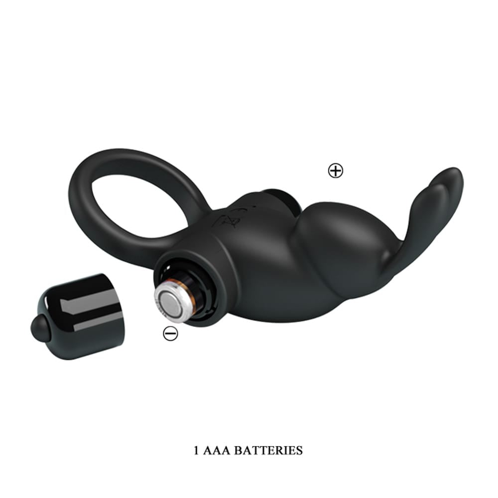 Anillo para el pene Pretty Love Vibrant 1 Negro