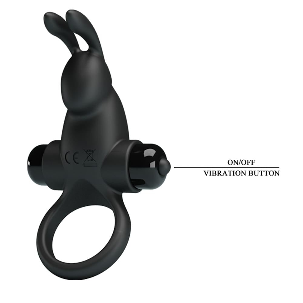 Anillo para el pene Pretty Love Vibrant 1 Negro