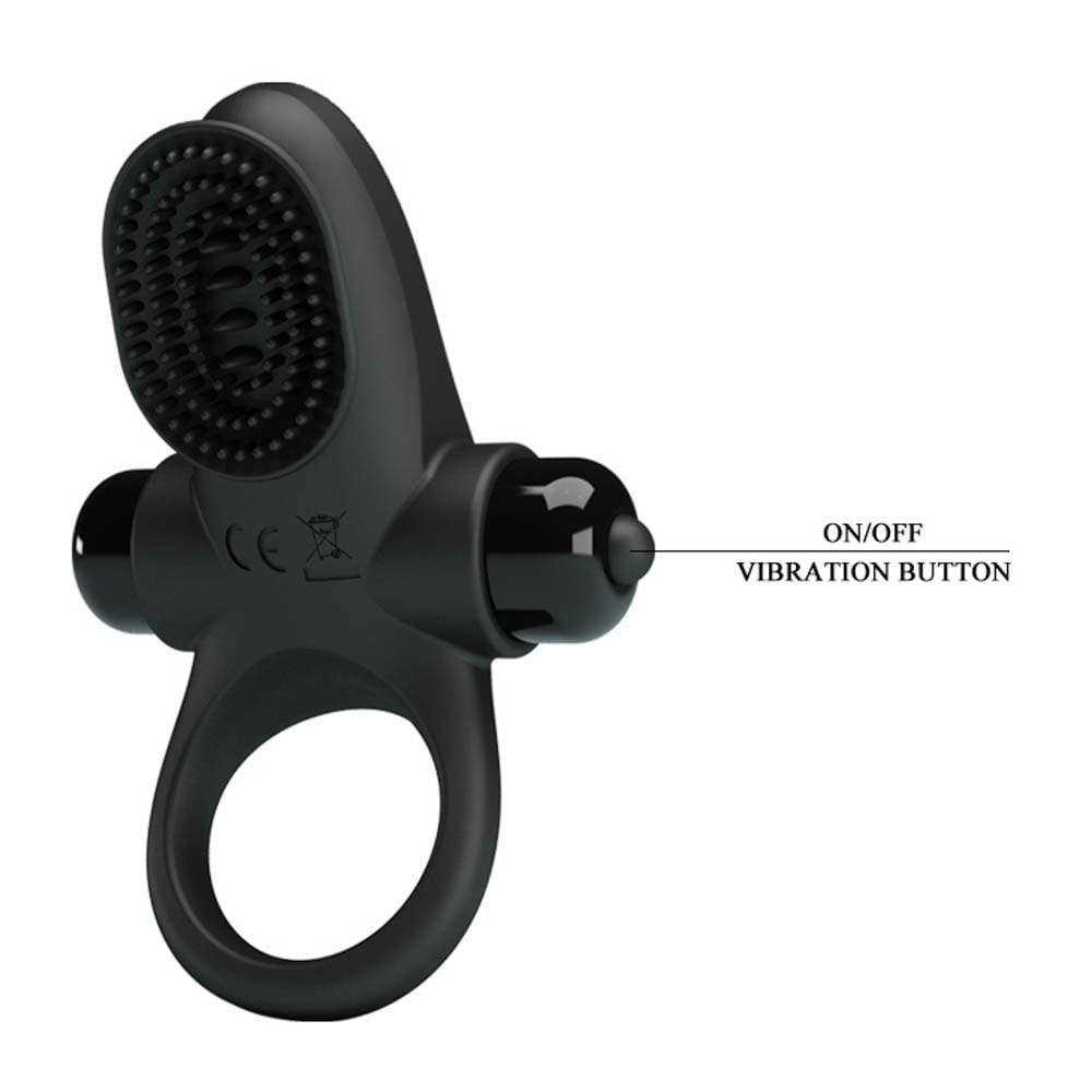 Anillo para pene Pretty Love Vibrant 2 Negro