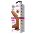 Precioso dildo Alex de 11 pulgadas, marrón