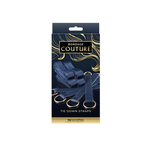 Bondage Couture - Restricciones para cama - Azul