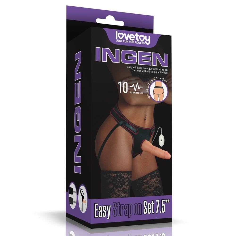 Set de Strapon Vibradores Easy de 7,5''