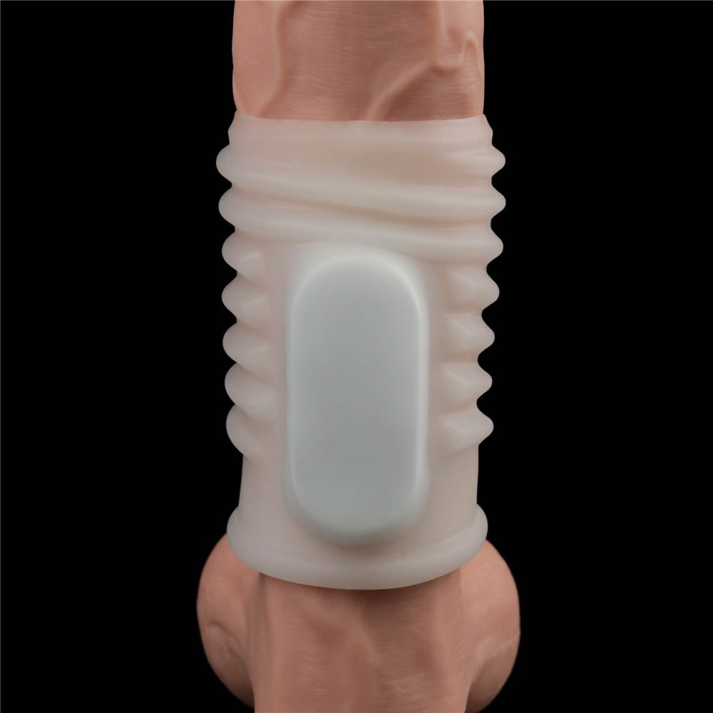 Anillo vibrador espiral Knights (blanco) I