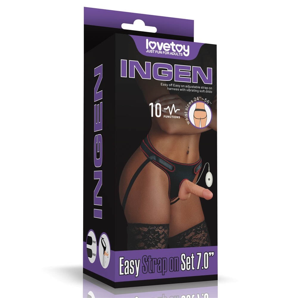 Set de Strapon Vibradores Easy de 7,0''