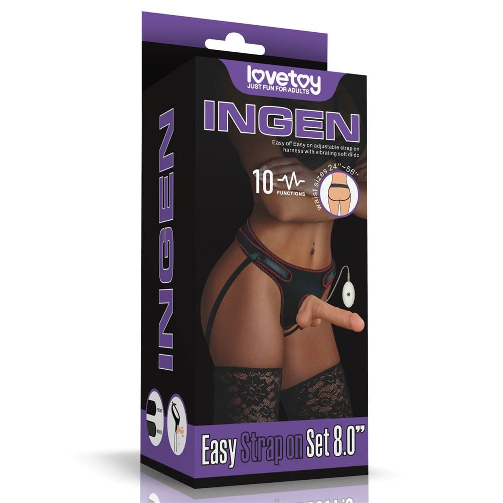 Set de Strapon Vibradores Easy de 7,5"