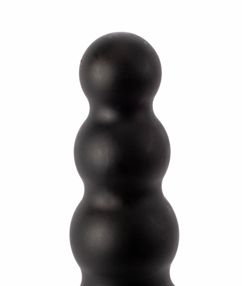 Plug anal extra grueso X-Men de 10" Negro II