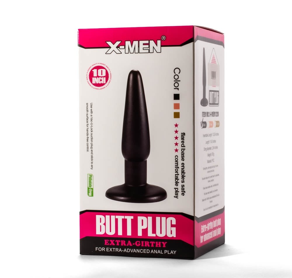 Tapa anal X-Men extra gruesa de 10" negra I_B0O50_1