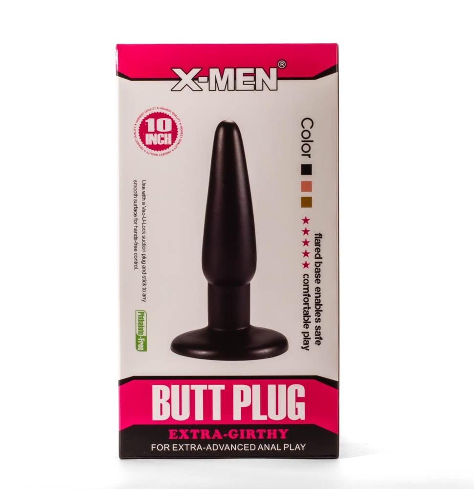 Tapa anal X-Men extra gruesa de 10" negra I_B0O50_1